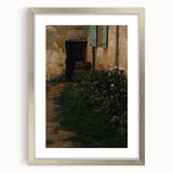 A Garden Path - Tranquil Rustic Scene by Robert Henry Logan