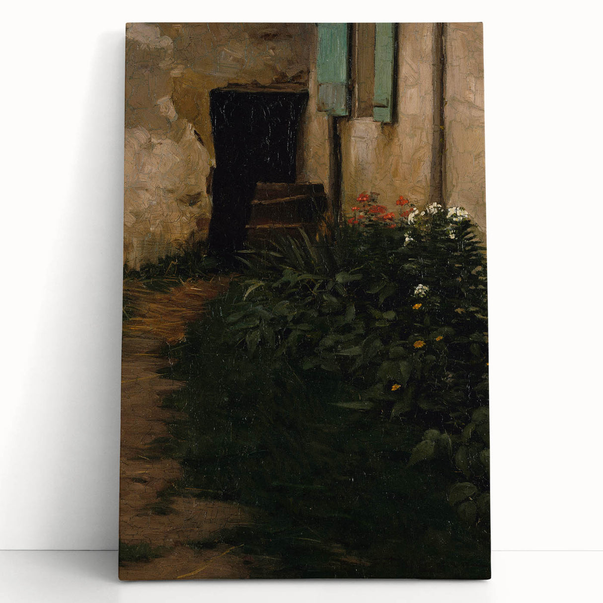 A Garden Path - Tranquil Rustic Scene by Robert Henry Logan