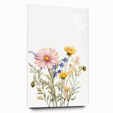 Spring Wildflower Girls Room Wall Art – Floral Nursery Print