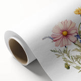 Spring Wildflower Girls Room Wall Art – Floral Nursery Print