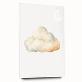 Soft Watercolor Cloud Nursery Wall Art - Baby Room Decor