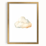 Soft Watercolor Cloud Nursery Wall Art - Baby Room Decor