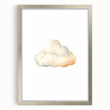 Soft Watercolor Cloud Nursery Wall Art - Baby Room Decor