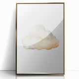 Soft Watercolor Cloud Nursery Wall Art - Baby Room Decor