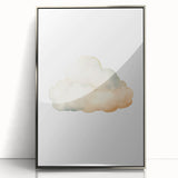 Soft Watercolor Cloud Nursery Wall Art - Baby Room Decor