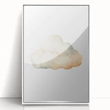 Soft Watercolor Cloud Nursery Wall Art - Baby Room Decor