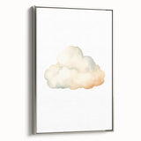 Soft Watercolor Cloud Nursery Wall Art - Baby Room Decor