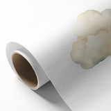 Soft Watercolor Cloud Nursery Wall Art - Baby Room Decor