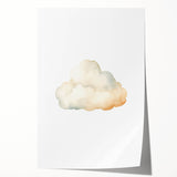 Soft Watercolor Cloud Nursery Wall Art - Baby Room Decor