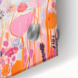 Children’s Wall Art Prints - Vibrant Floral Lakeside Scene