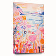 Children’s Wall Art Prints - Vibrant Floral Lakeside Scene