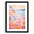 Children’s Wall Art Prints - Vibrant Floral Lakeside Scene