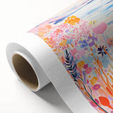 Children’s Wall Art Prints - Vibrant Floral Lakeside Scene