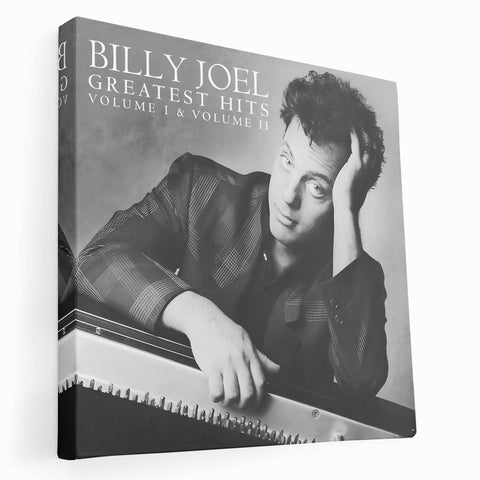 Retro Wall Art – Billy Joel Greatest Hits Album Canvas Print