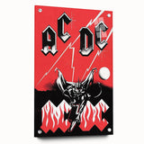 Retro AC/DC Poster - Classic 1979 "Highway to Hell" Wall Art