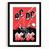Retro AC/DC Poster - Classic 1979 "Highway to Hell" Wall Art