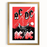 Retro AC/DC Poster - Classic 1979 "Highway to Hell" Wall Art