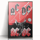 Retro AC/DC Poster - Classic 1979 "Highway to Hell" Wall Art