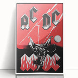 Retro AC/DC Poster - Classic 1979 "Highway to Hell" Wall Art