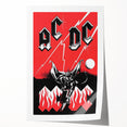 Retro AC/DC Poster - Classic 1979 "Highway to Hell" Wall Art
