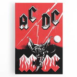 Retro AC/DC Poster - Classic 1979 "Highway to Hell" Wall Art