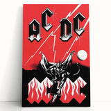 Retro AC/DC Poster - Classic 1979 "Highway to Hell" Wall Art