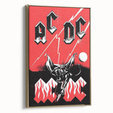 Retro AC/DC Poster - Classic 1979 "Highway to Hell" Wall Art