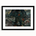 Realism Art Print – Miner | Dark and Atmospheric Industrial Scene