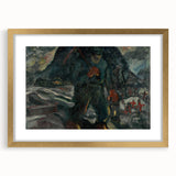 Realism Art Print – Miner | Dark and Atmospheric Industrial Scene