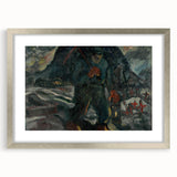 Realism Art Print – Miner | Dark and Atmospheric Industrial Scene