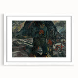 Realism Art Print – Miner | Dark and Atmospheric Industrial Scene