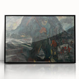 Realism Art Print – Miner | Dark and Atmospheric Industrial Scene