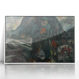 Realism Art Print – Miner | Dark and Atmospheric Industrial Scene