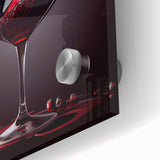 Luxury Wine Pour - Canvas Kitchen Art for Elegant Spaces