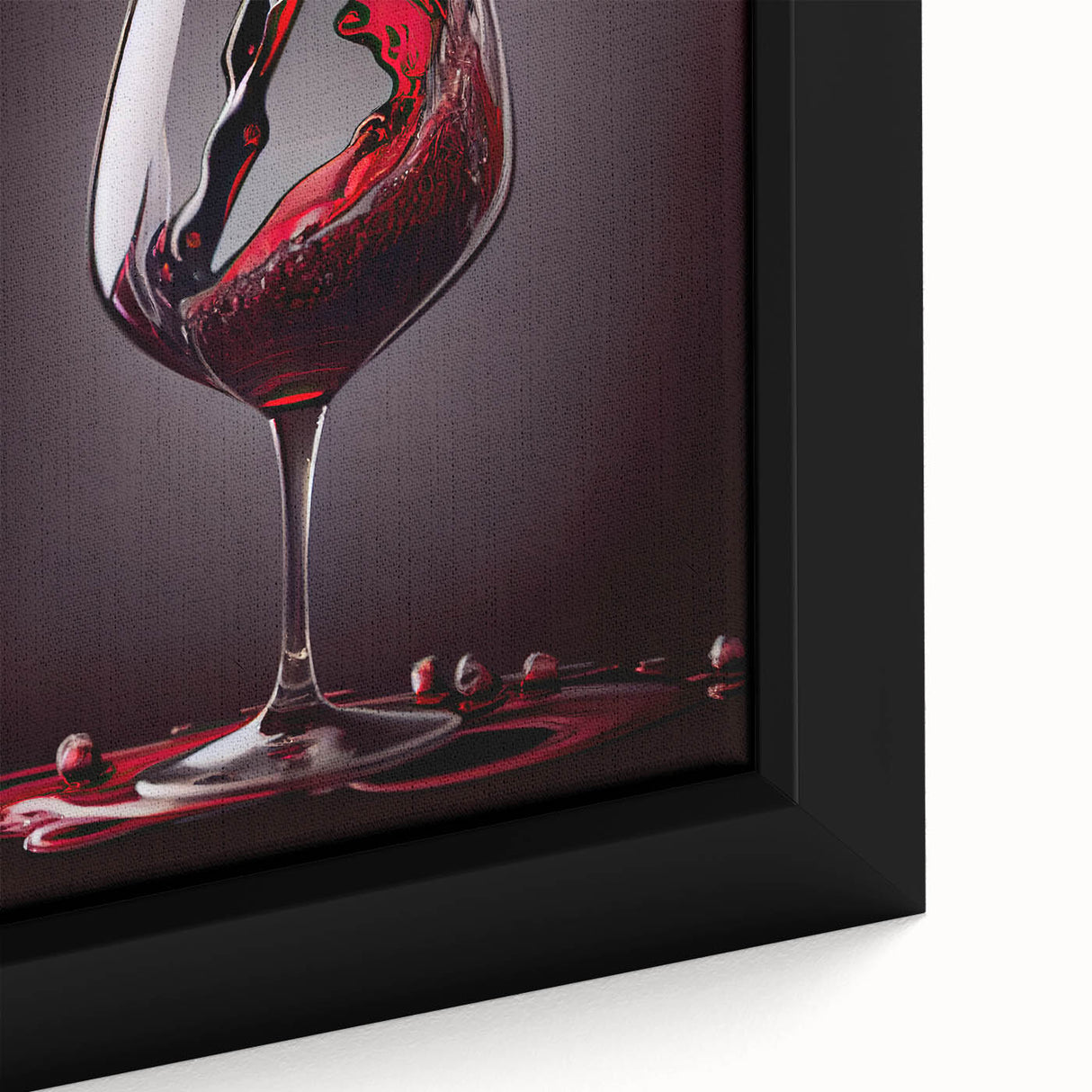 Luxury Wine Pour - Canvas Kitchen Art for Elegant Spaces