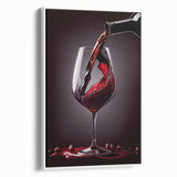 Luxury Wine Pour - Canvas Kitchen Art for Elegant Spaces