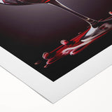 Luxury Wine Pour - Canvas Kitchen Art for Elegant Spaces