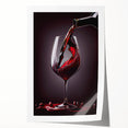 Luxury Wine Pour - Canvas Kitchen Art for Elegant Spaces