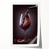 Luxury Wine Pour - Canvas Kitchen Art for Elegant Spaces