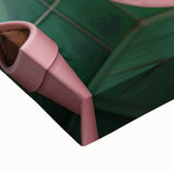 Bathroom Wall Decor - Black Cat on Pink Toilet