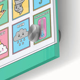 Weather Kids Educational Wall Art – Learning Poster