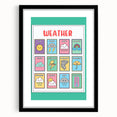 Weather Kids Educational Wall Art – Learning Poster