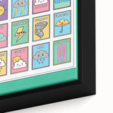Weather Kids Educational Wall Art – Learning Poster