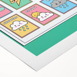 Weather Kids Educational Wall Art – Learning Poster