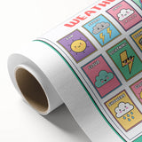 Weather Kids Educational Wall Art – Learning Poster
