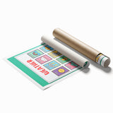 Weather Kids Educational Wall Art – Learning Poster