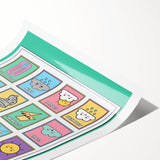 Weather Kids Educational Wall Art – Learning Poster