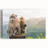 Large black and white stretched canvas of a scenic Mauritius landscape, ideal for kitchen wall art.