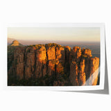 Extra large rolled print of a South African landscape, featuring vibrant greens and earth tones.