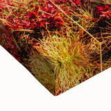 Large art depicting a black and white landscape painting of Georgia on stretched canvas, ideal for bedroom wall decor.